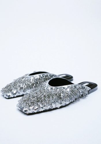 Beaded Mules  from Zara 