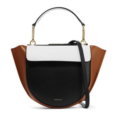 Hortensia Mini Colour Block Leather Shoulder Bag from Wandler