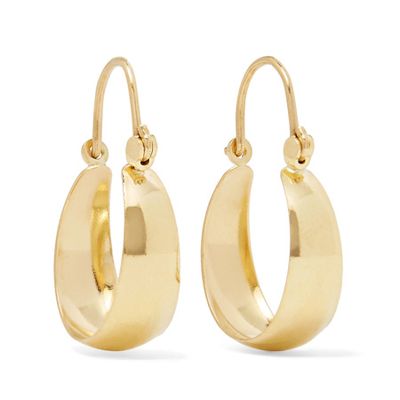 Mini Hammock 14-karat gold earrings from Loren Stewart