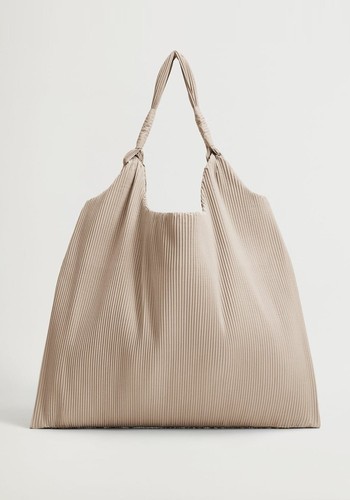 Pleated Bucket Bag