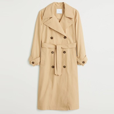 Classic Belted Trench from Mango