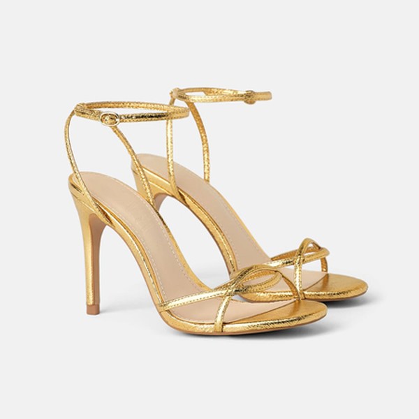 High-Heel Sandals With Thin Straps from Zara