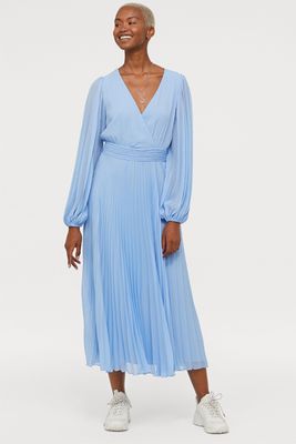 Pleated Long Dress from H&M