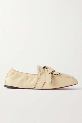 Gate Knotted Leather Loafers from Loewe