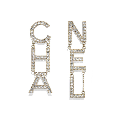Diamantes Letter Earrings from Chanel