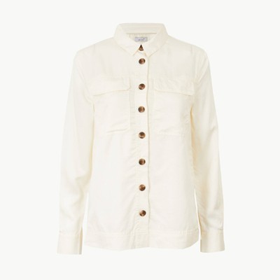 Button Detail Utility Shirt