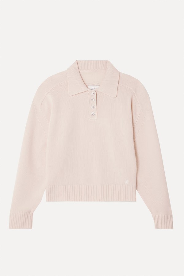 Homere Embroidered Cashmere Sweater from Loulou De Saison