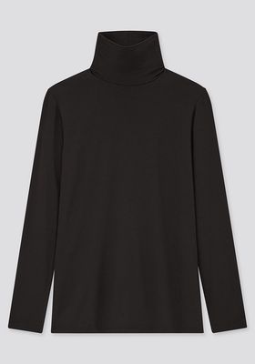 Heattech Jersey Turtleneck Thermal Top from Uniqlo