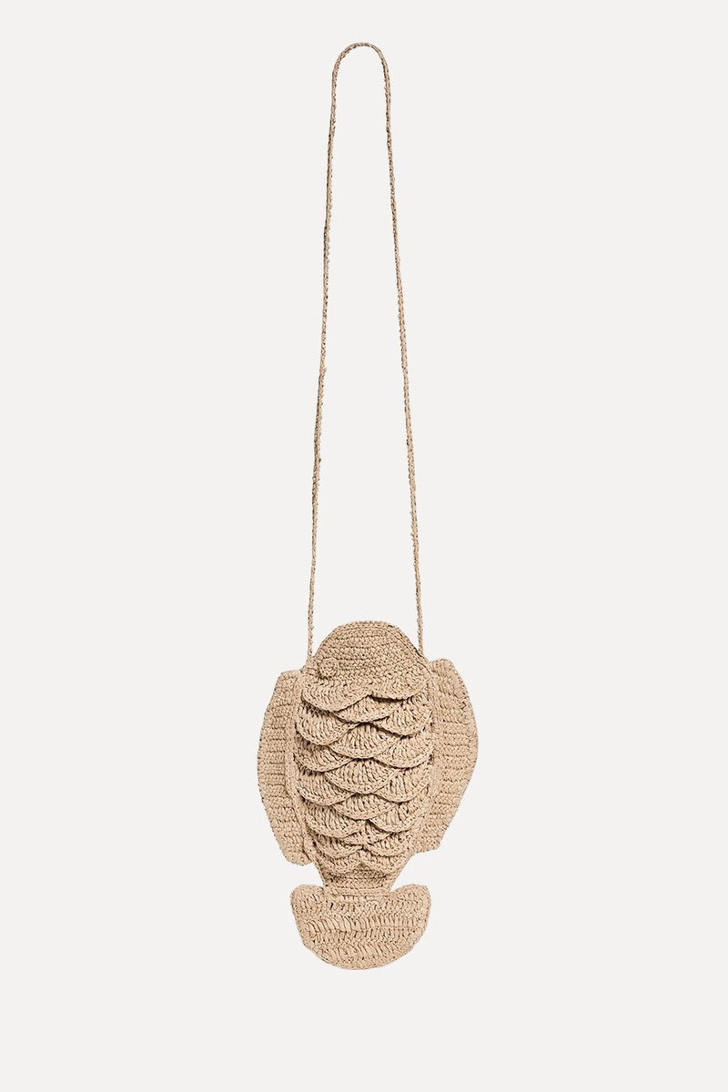 Handwoven Fish Crossbody Bag from madewell
