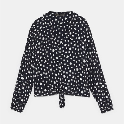 Star Knot Shirt from Zara