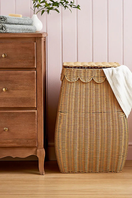 Heart And Soul Scalloped Laundry Basket, £55