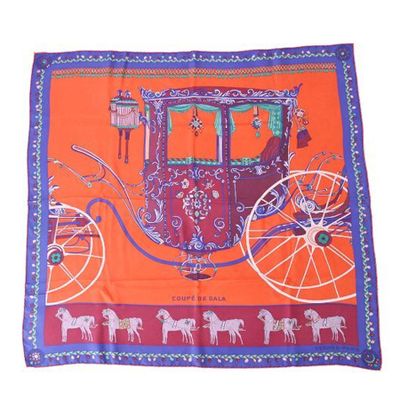 Stole Coupe De Gala Wash Silk Carre Scarf from Hermes