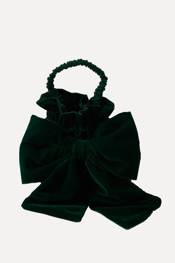 Belle Velvet Bow Bag