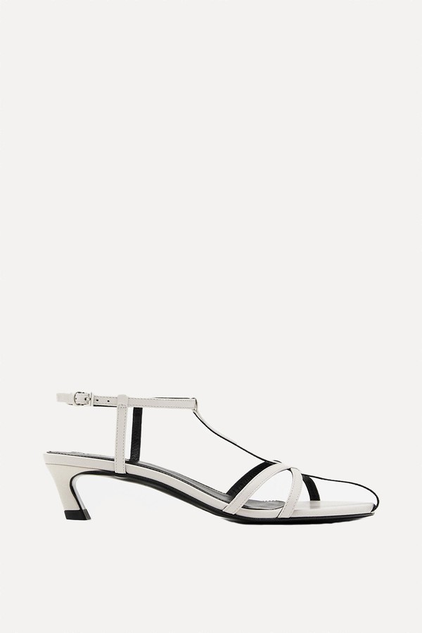 Strappy Leather High-Heel Sandals from MASSIMO DUTTI