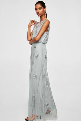 Crystals Tulle Dress from Mango