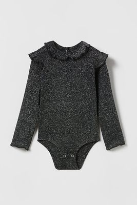 Bodysuit T-Shirt With Shimmer Details from Zara