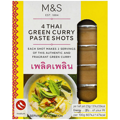 Thai Red Curry Paste Shots  from M&S
