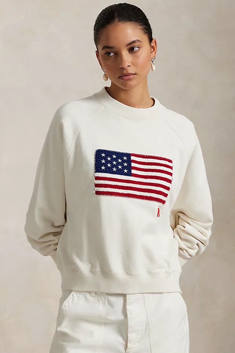 Logo Flag French Terry Crewneck