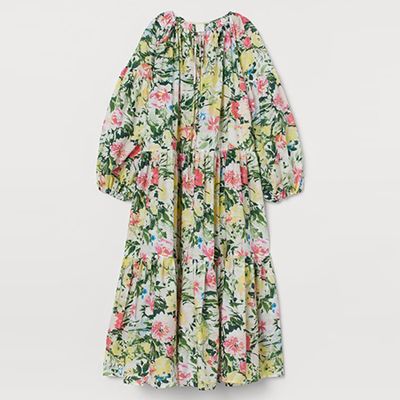 Balloon Sleeved Cotton Dress from H&M