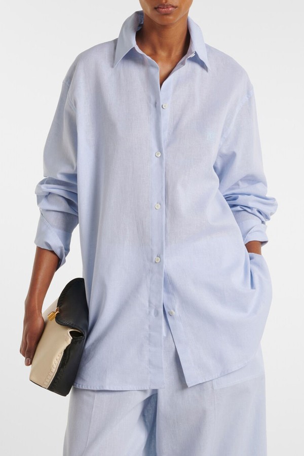 Oversized Cotton & Linen Shirt from Toteme