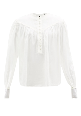 White Buttoned Blouse from Isabel Marant