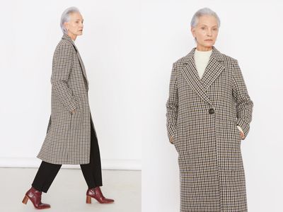 Dogtooth Maxi Coat, £299