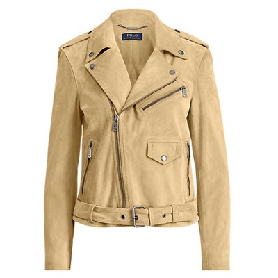 Suede Moto Jacket