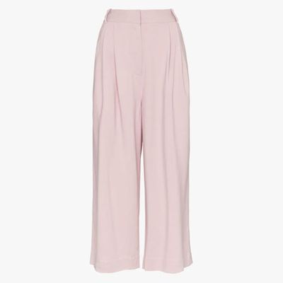 Wide Leg Cropped Trousers from Tibi