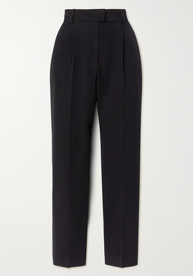 Wool-Blend Straight-Leg Pants from Caes