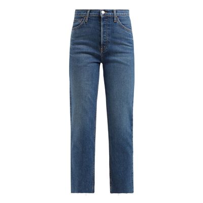 High-Rise Straight Leg Jeans from Re/Done Originals