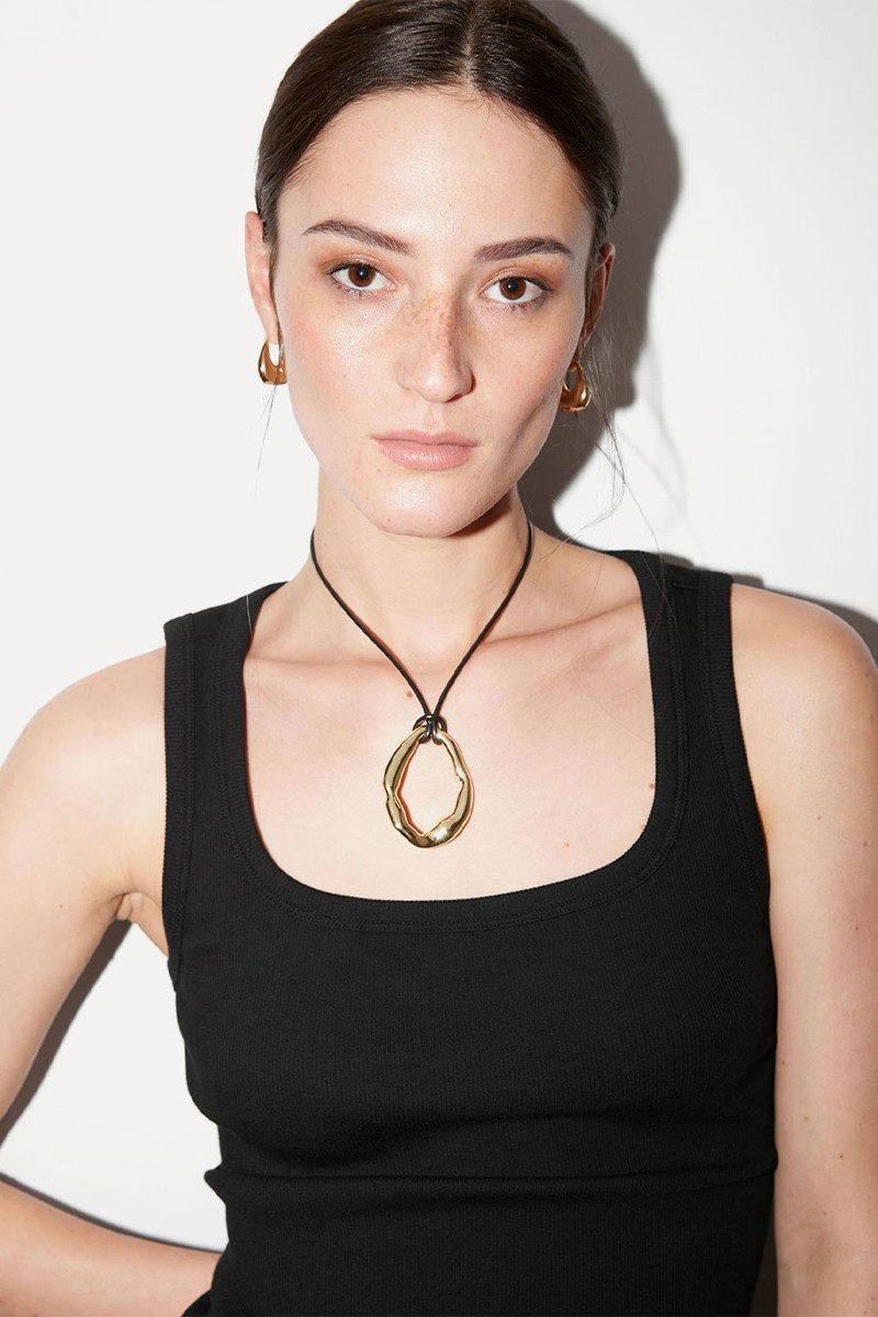 Molded Pendant Cord Necklace from & Other Stories