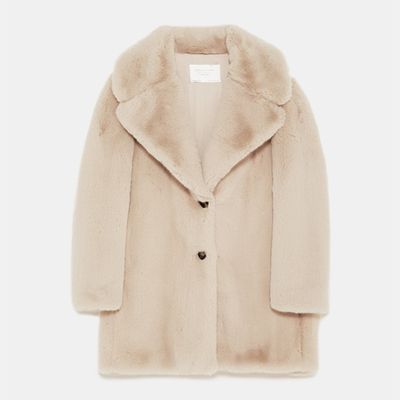 Faux Fur Coat from Zara