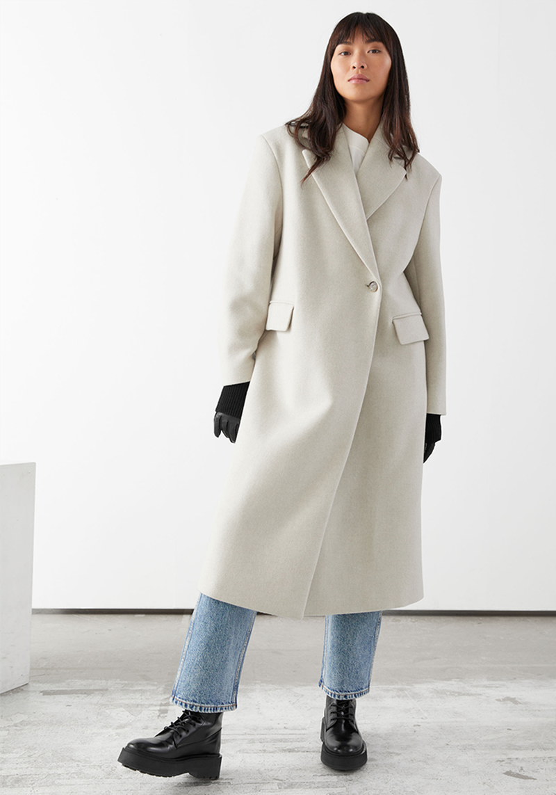 Relaxed Single Breasted Coat