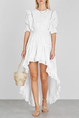 Marika White Broderie Anglaise Dress from Misa