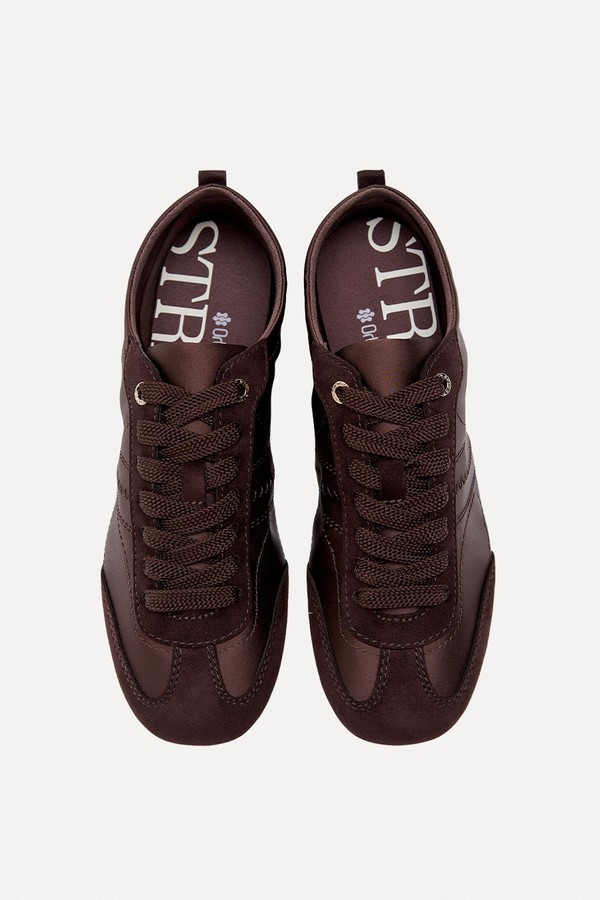 Satin Fine Sole Trainers