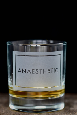 'Anaesthetic' Etched Spirits Glass & Decanter from Vinegar & Brown Paper