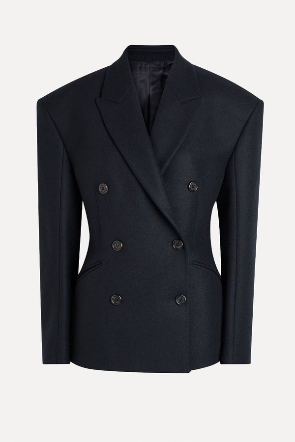 Natalie Structured Wool-Blend Jacket from ARMARIUM