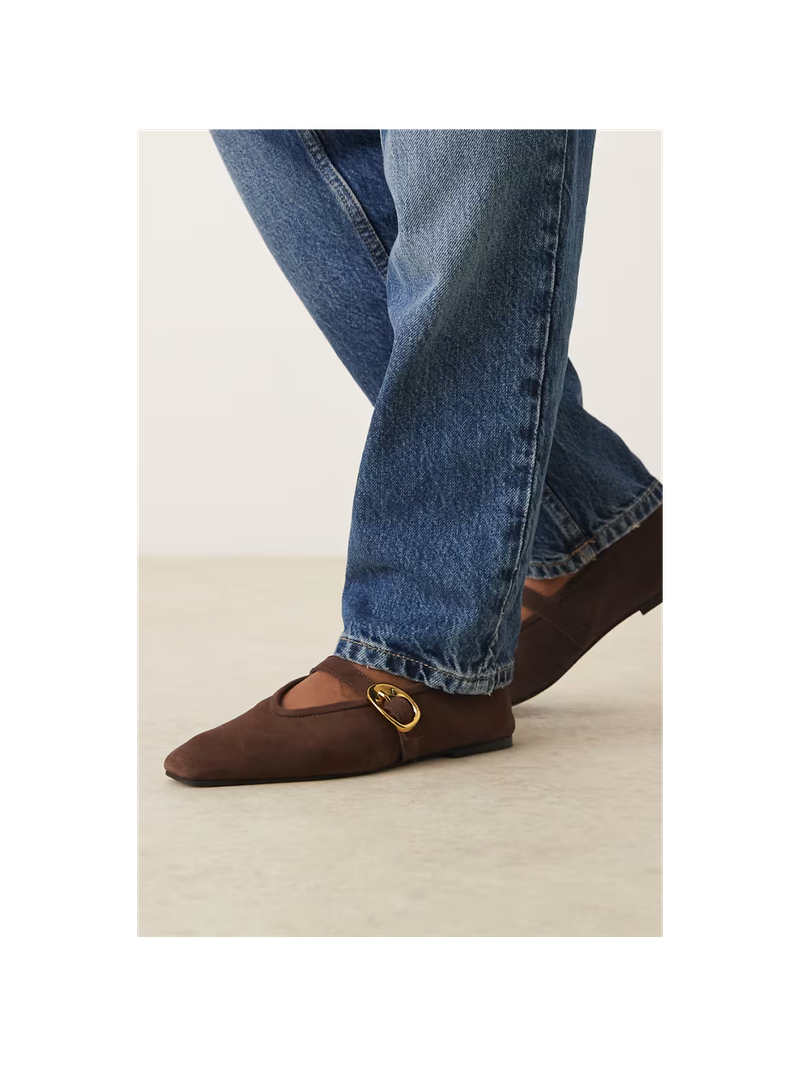 Lava Premium Chisel Toe Mary Jane Ballets from ASOS DESIGN