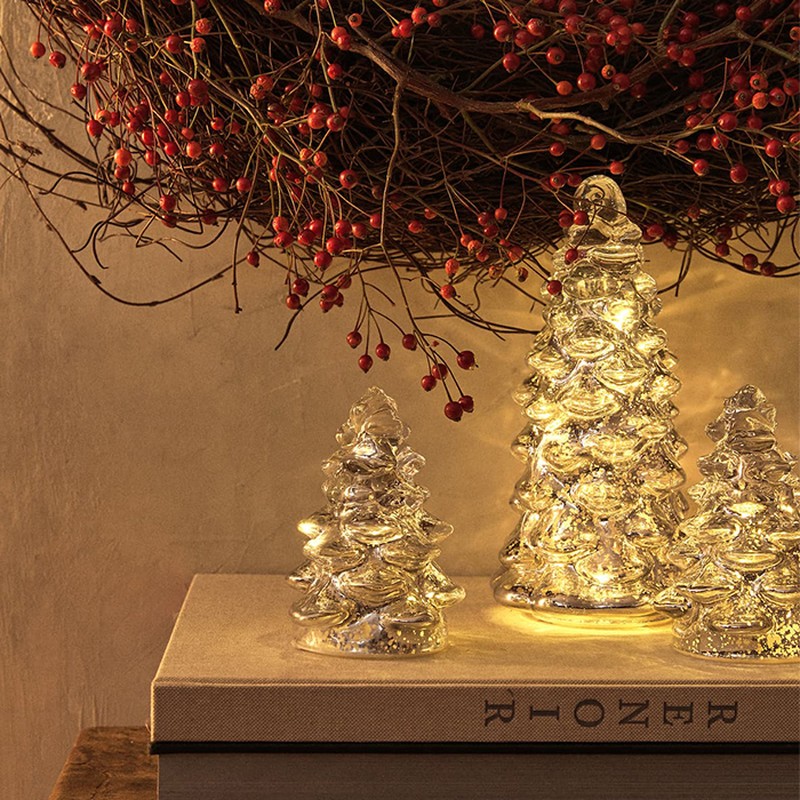Glass Tree Ornament