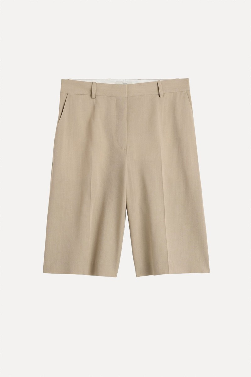 Wide Tailored Shorts