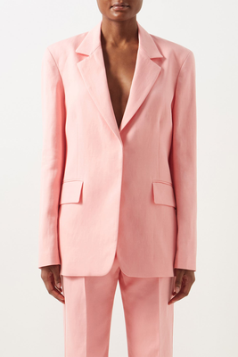 Relaxed Cotton-Blend Suit Jacket, £595 | Raey