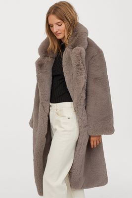 Faux Fur Coat from H&M