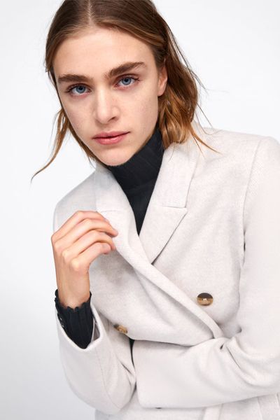 Double-Breasted Coat from Zara