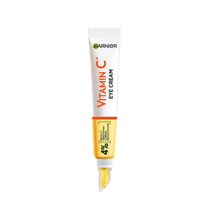 Brightening 4% Vitamin C, Niacinamide, Caffeine & Banana Powder Eye Cream from Garnier 