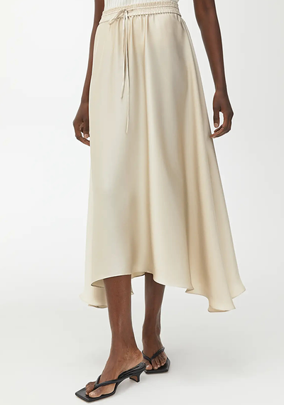 Satin Midi Skirt from Arket