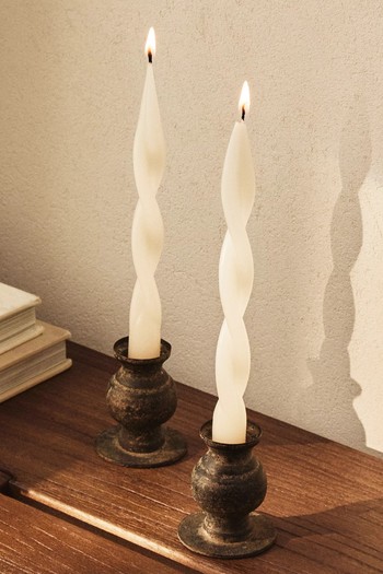  Decorative Spiral Candles from Zara Home