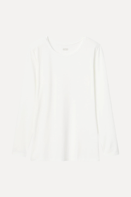 Crew Neck Long Sleeved Thermal Top from Uniqlo