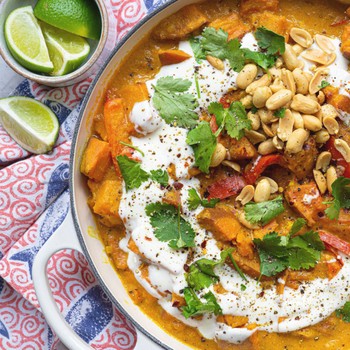 Sweet Potato, Lime & Red Pepper Curry