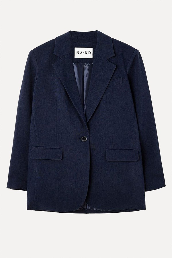 x from Maxi Oversized One Button Blazer, £65.95 | NA-KD