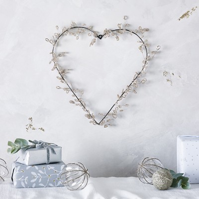 Sparkle Heart Christmas Decoration